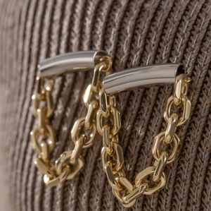 Trendy Chain Stud Earrings